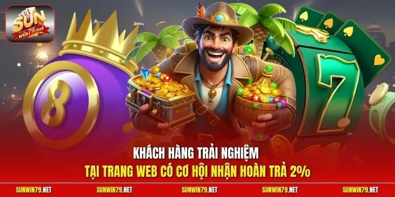 Sunwin - Link Tải Cổng game bài Sun win Chính Thức 2026 26 Sunwin Khách hàng trải nghiệm tại trang web có cơ hội nhận hoàn trả 2%